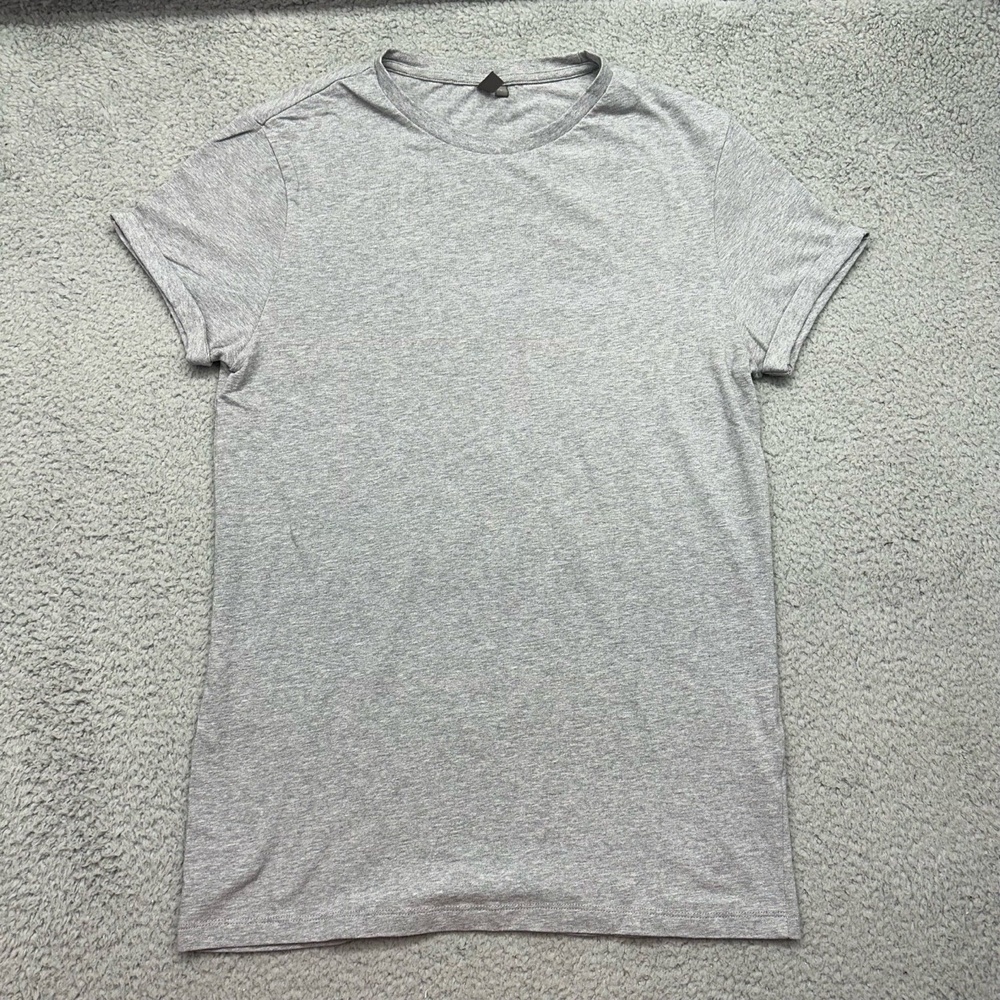ASOS 06431327 Gray Womens Size Large TShirt F100700 Short Sleeve Crew Neck Shirt